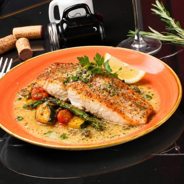 Filete de Pargo al Vino Blanco.