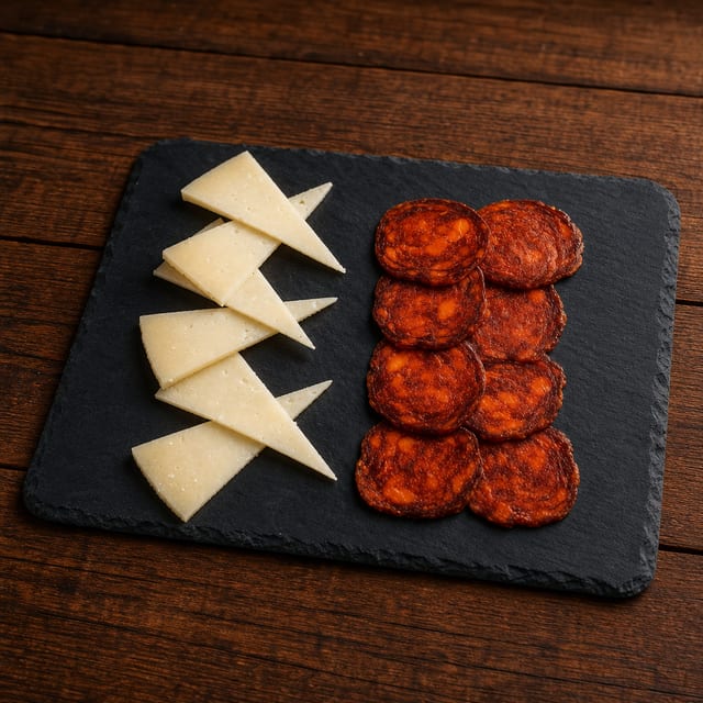 Queso Manchego & Chorizo.