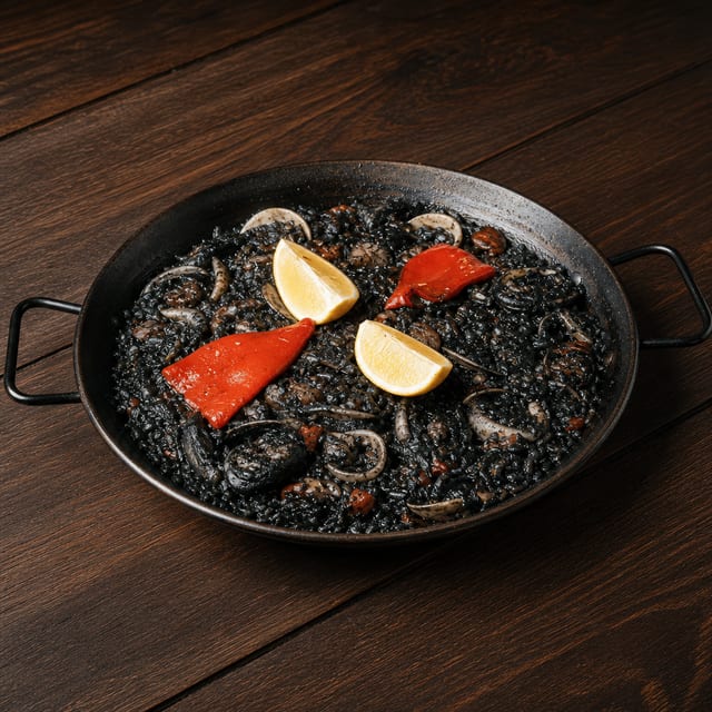 Arroz Negro Con Gambas Y Calamares (2P).