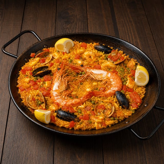 Paella Marinera Con Langostinos (2P).
