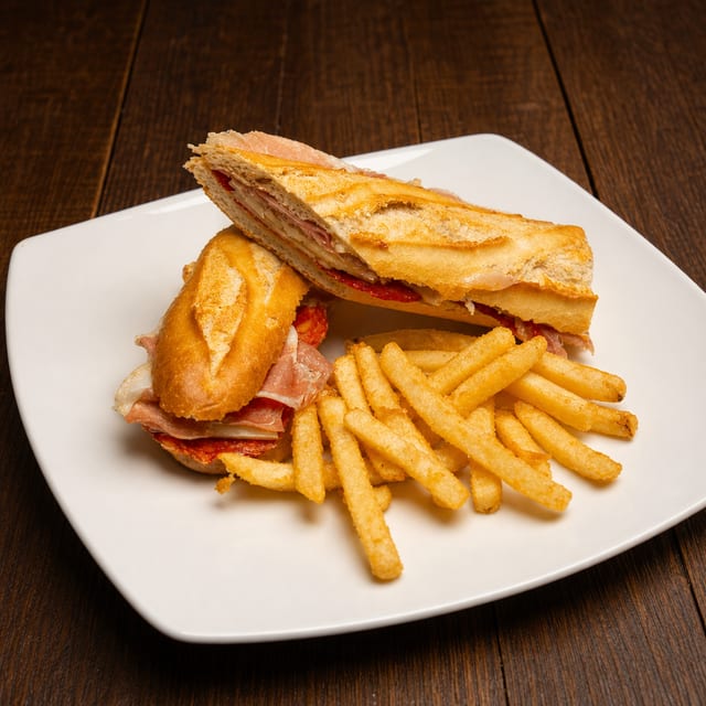 Bocata De Queso Manchego.