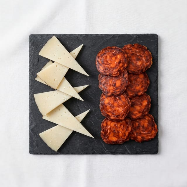 Queso Manchego & Chorizo.