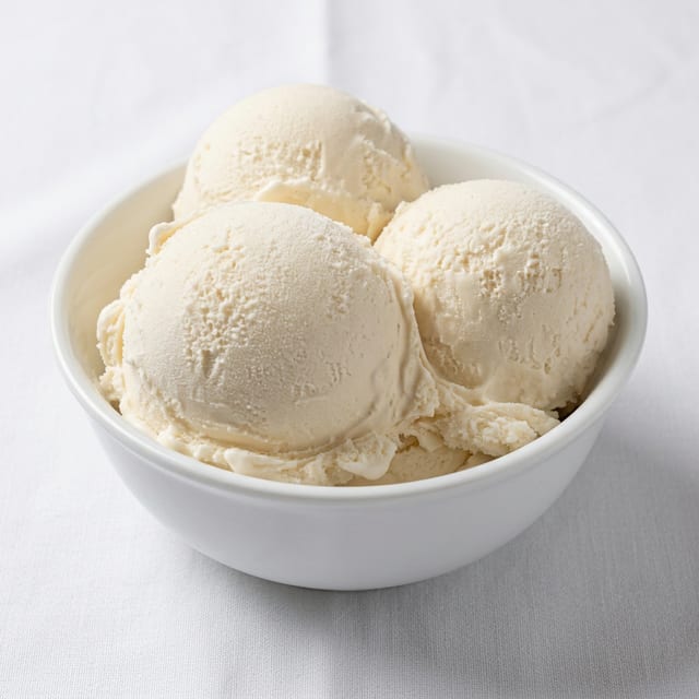 Helado De Vainilla.