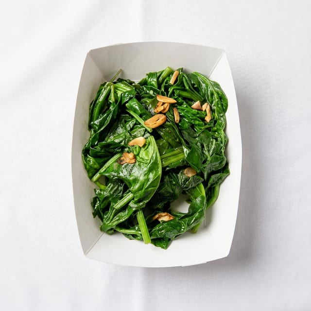 Espinacas Salteadas.