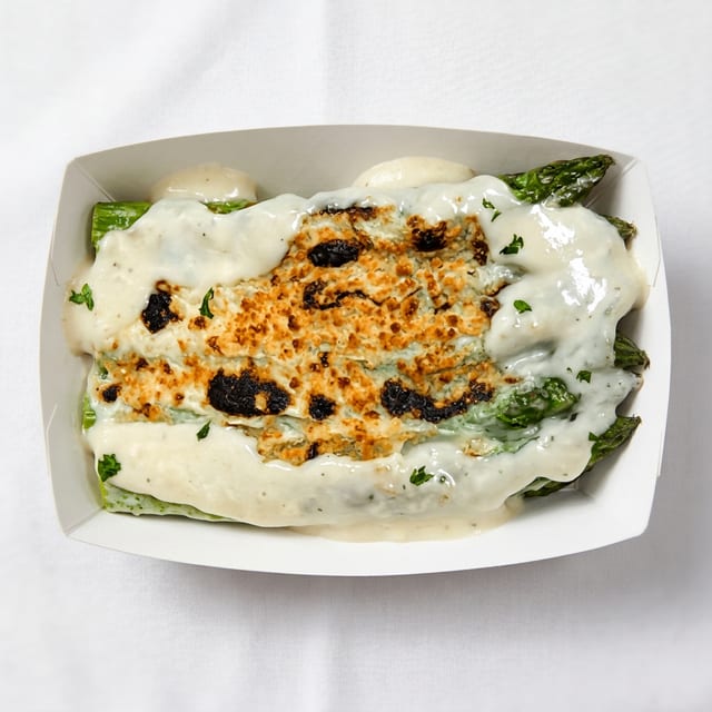 Esparragos Trigueros Gratinados.
