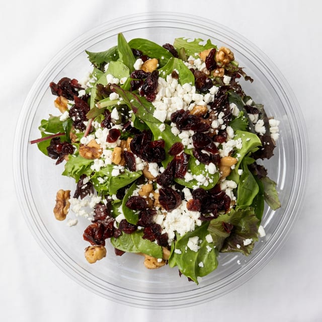Ensalada De Queso de Cabra y Frambuesas.